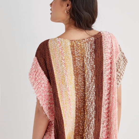 Anthropologie Pilcro Textured Poncho Top - Picture 11 of 11
